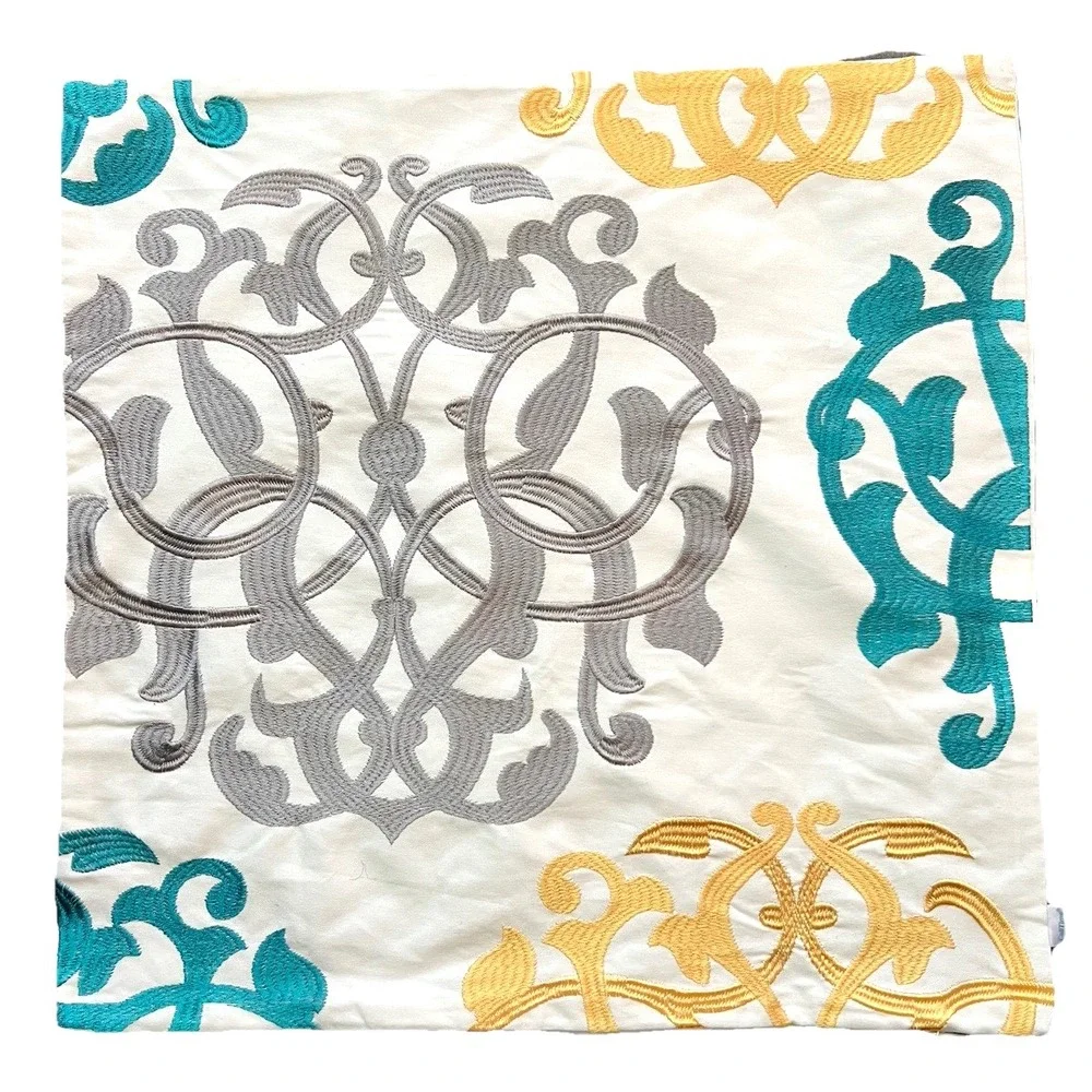 Pillowcase Throw Cover Bed Sofa 20 x 20 Floral Decor‎ Protective Case Home